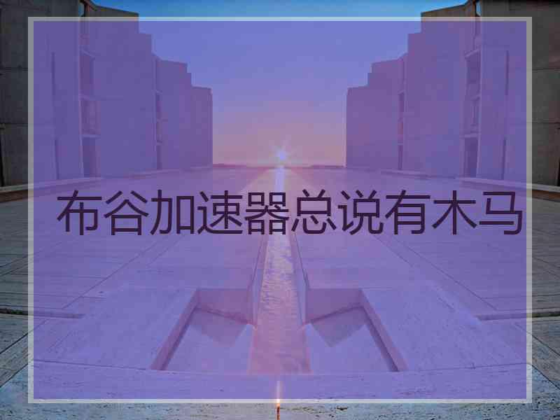 布谷加速器总说有木马