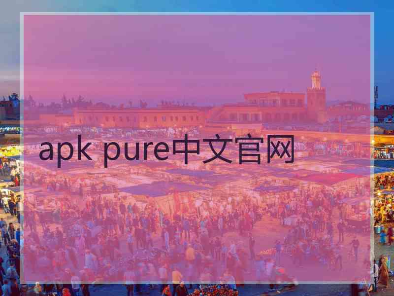 apk pure中文官网