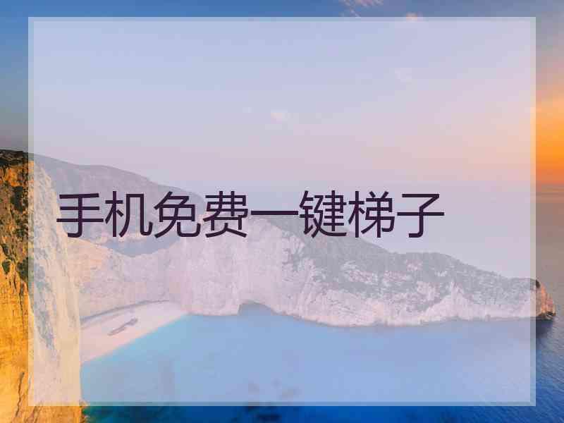 手机免费一键梯子
