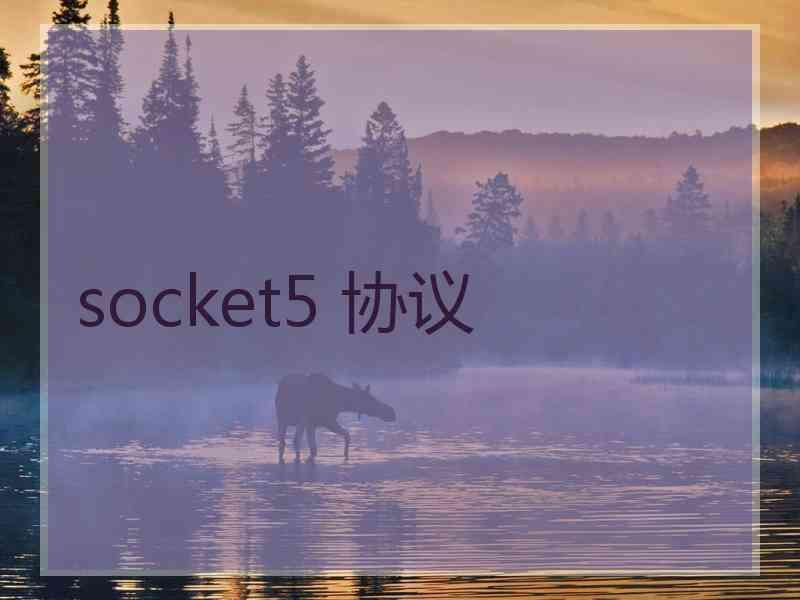 socket5 协议