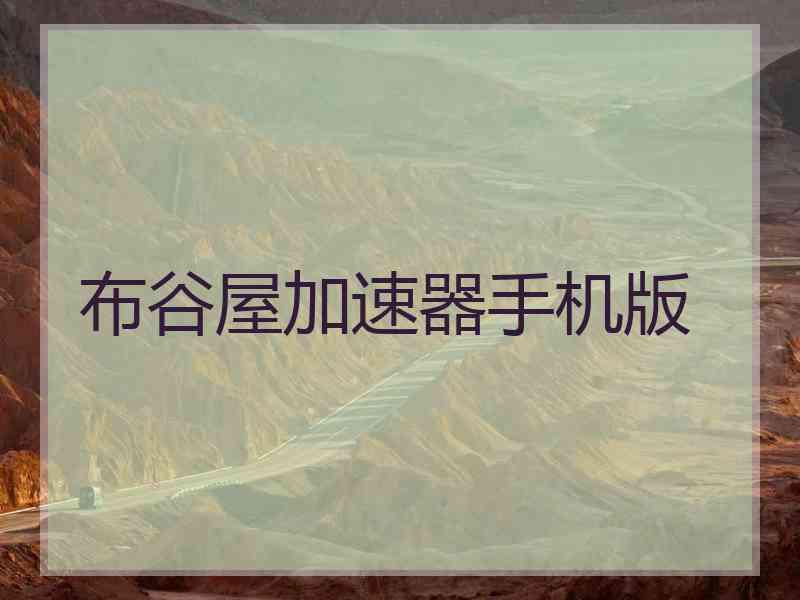 布谷屋加速器手机版