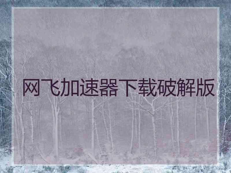 网飞加速器下载破解版