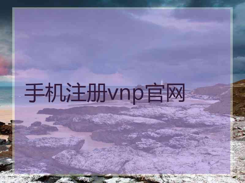 手机注册vnp官网