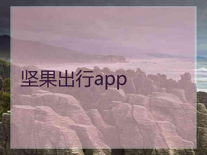 坚果出行app