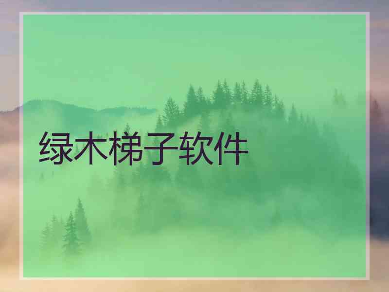 绿木梯子软件