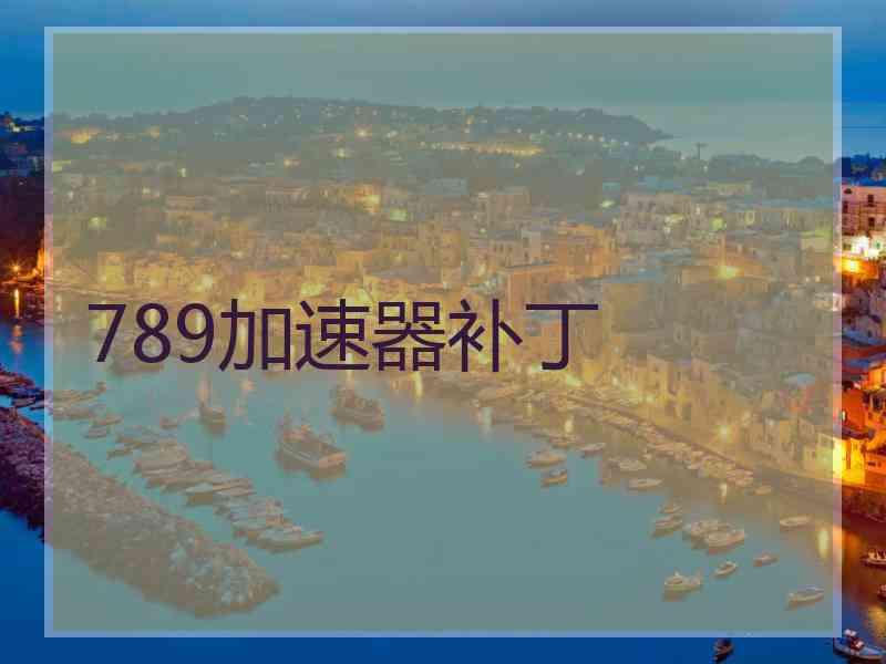 789加速器补丁