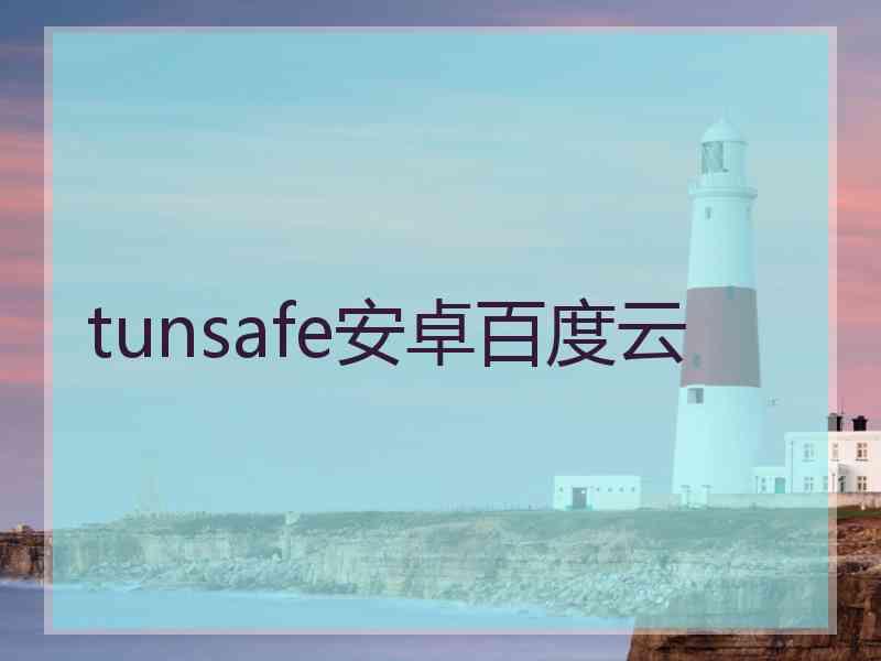 tunsafe安卓百度云