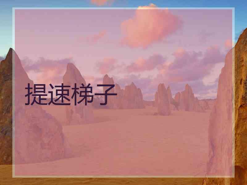 提速梯子