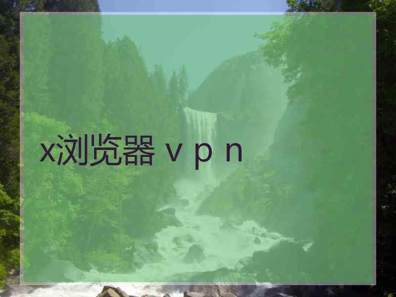 x浏览器 v p n
