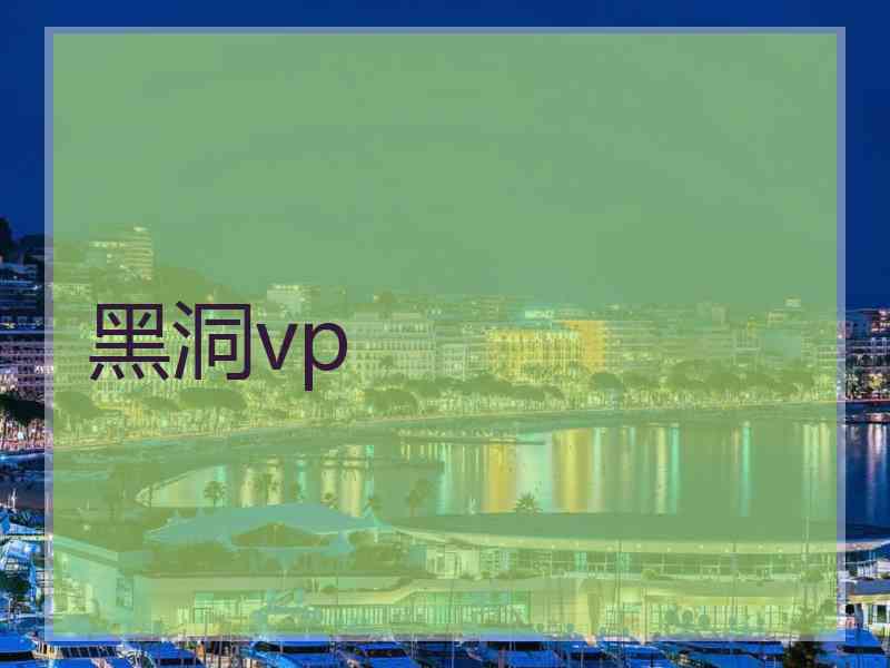 黑洞vp