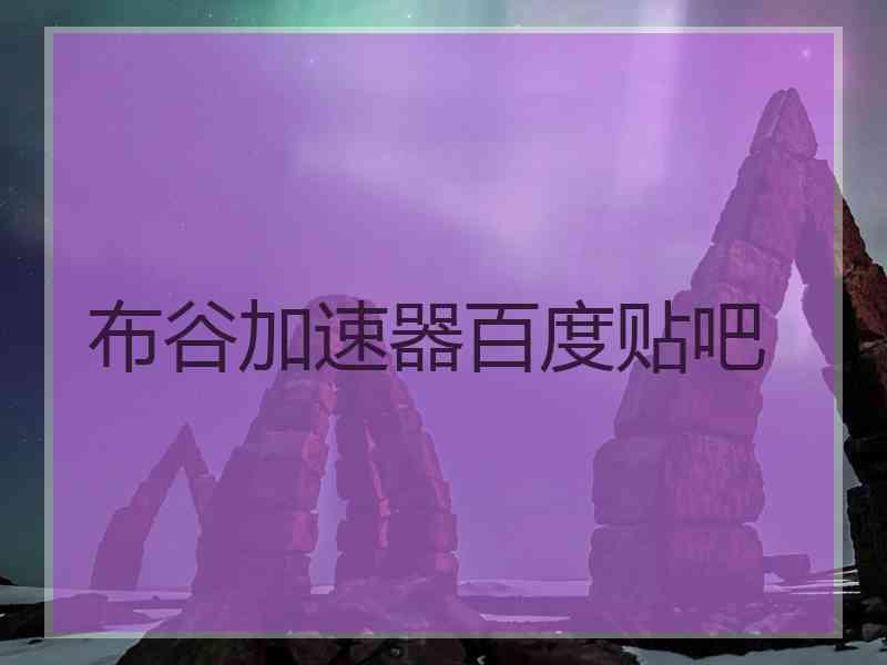 布谷加速器百度贴吧