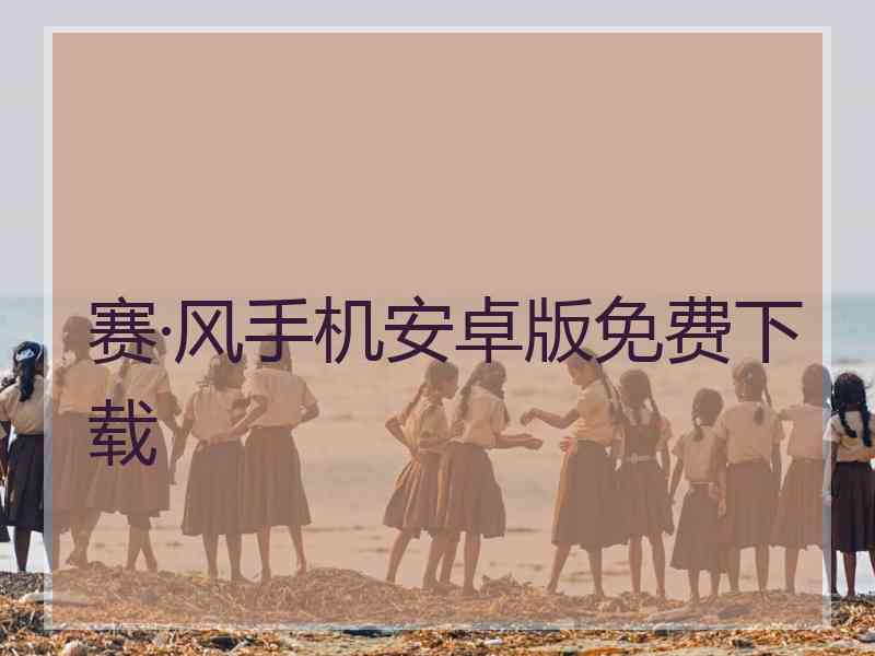 赛·风手机安卓版免费下载