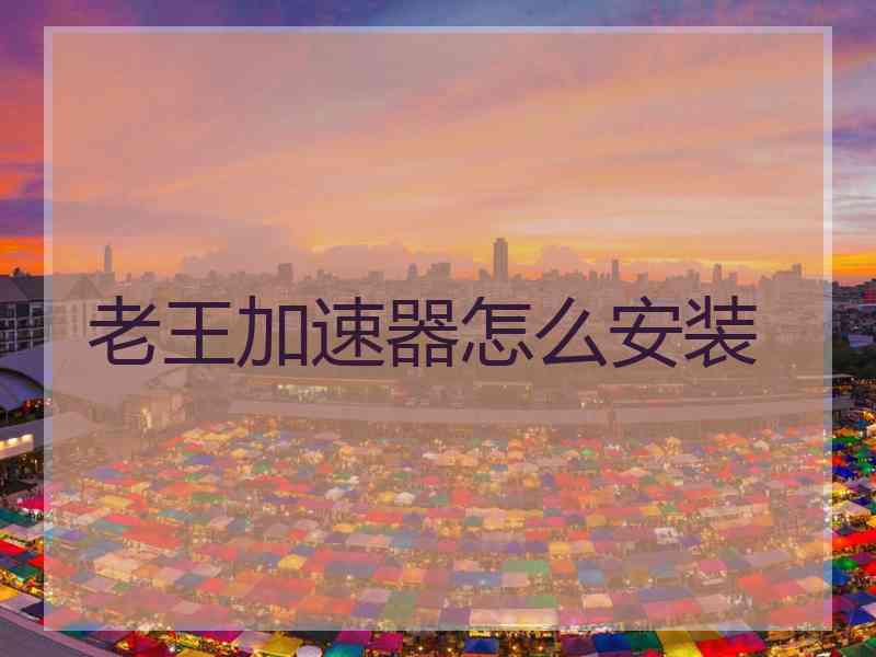 老王加速器怎么安装