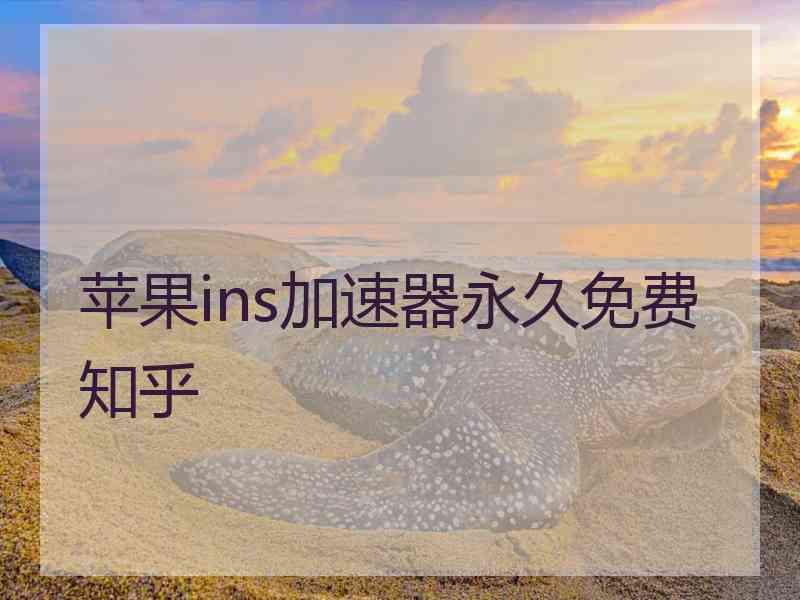 苹果ins加速器永久免费 知乎