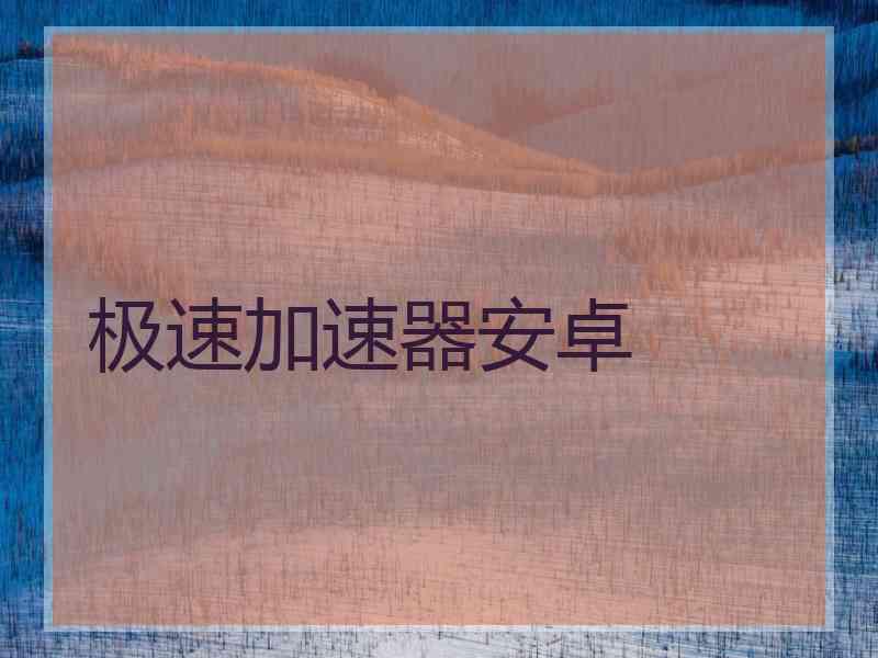 极速加速器安卓