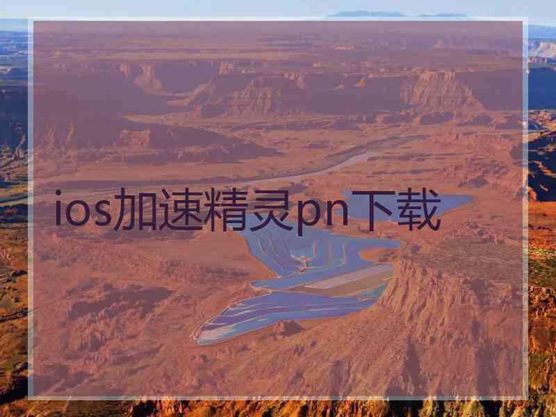 ios加速精灵pn下载