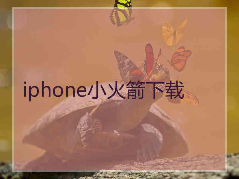 iphone小火箭下载