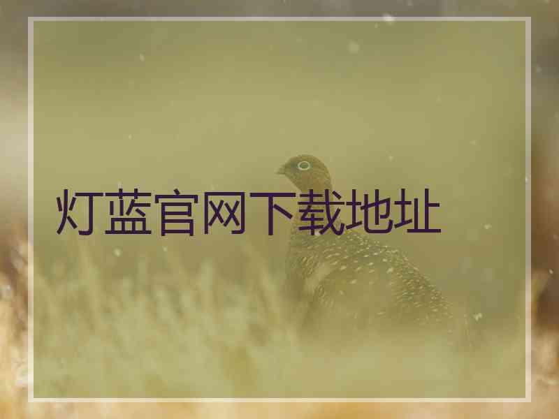 灯蓝官网下载地址